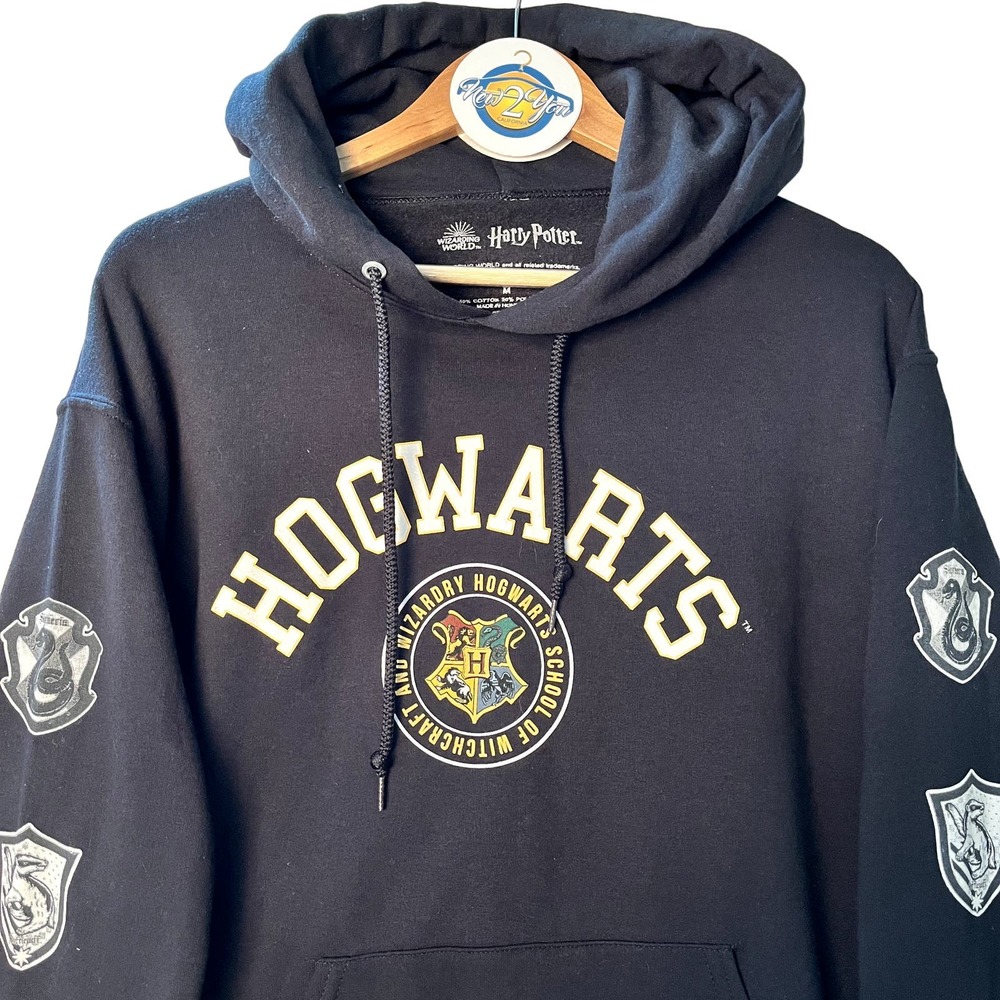 Harry Potter Wizarding World Black Hogwarts Hoodie